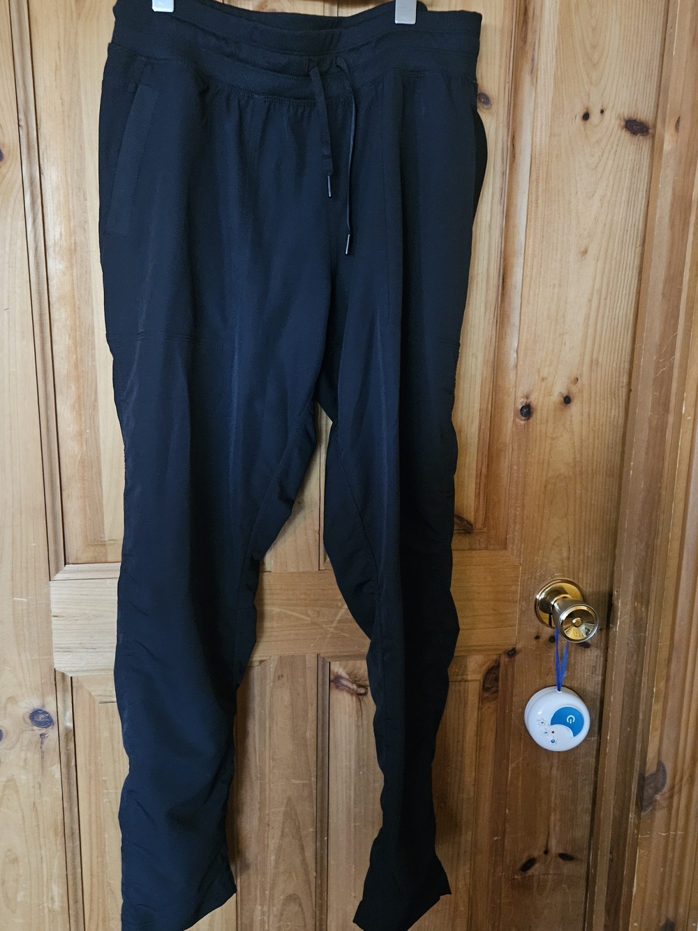 ZYIA Black Plaza Joggers